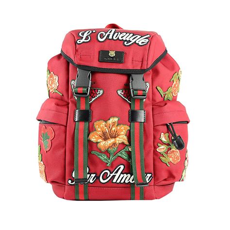 gucci mini backpack red|unisex gucci backpack.